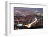 Night View of City, Seoul, South Korea, Asia-Christian-Framed Photographic Print