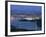 Night View of City Skyline and Lions Gate Bridge, from Cypress Provincial Park, Vancouver-Christian Kober-Framed Photographic Print