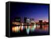 Night View of Daiba-null-Framed Stretched Canvas