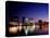 Night View of Daiba-null-Stretched Canvas