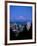 Night View of Downtown and Mt Hood, Portland, Oregon, USA-Janis Miglavs-Framed Photographic Print