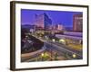 Night View of Downtown Boise, Idaho, USA-Chuck Haney-Framed Photographic Print