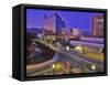 Night View of Downtown Boise, Idaho, USA-Chuck Haney-Framed Stretched Canvas