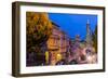 Night View of Downtown Skyline from North Beach District, San Francisco, California, Usa-Stefano Politi Markovina-Framed Photographic Print