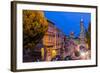 Night View of Downtown Skyline from North Beach District, San Francisco, California, Usa-Stefano Politi Markovina-Framed Photographic Print