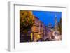 Night View of Downtown Skyline from North Beach District, San Francisco, California, Usa-Stefano Politi Markovina-Framed Photographic Print