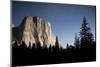 Night View of El Capitan, Illuminated by a Full Moon-null-Mounted Premium Photographic Print