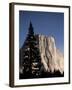 Night View of El Capitan, illuminated by a full moon-Paul Souders-Framed Photographic Print