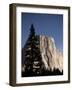 Night View of El Capitan, illuminated by a full moon-Paul Souders-Framed Photographic Print