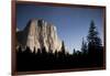 Night View of El Capitan, Illuminated by a Full Moon-null-Framed Photographic Print