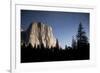 Night View of El Capitan, Illuminated by a Full Moon-null-Framed Photographic Print