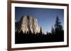 Night View of El Capitan, Illuminated by a Full Moon-null-Framed Photographic Print