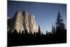 Night View of El Capitan, Illuminated by a Full Moon-null-Mounted Photographic Print
