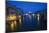 Night View of Grand Canal, Venice, Italy-Terry Eggers-Mounted Photographic Print