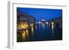 Night View of Grand Canal, Venice, Italy-Terry Eggers-Framed Photographic Print