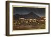 Night View of Jerome and Mingus Mountain, Arizona-null-Framed Art Print