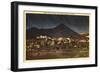 Night View of Jerome and Mingus Mountain, Arizona-null-Framed Art Print