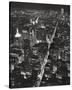 Night View of Lower Manhattan-Chris Bliss-Stretched Canvas