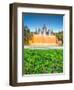 Night View of Magic Fountain in Barcelona-boule-Framed Photographic Print