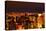 Night View of Manhattan, New York City, from Rockefeller Center.-Sabine Jacobs-Stretched Canvas