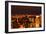 Night View of Manhattan, New York City, from Rockefeller Center.-Sabine Jacobs-Framed Photographic Print