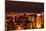 Night View of Manhattan, New York City, from Rockefeller Center.-Sabine Jacobs-Mounted Photographic Print