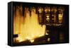 Night View of Metropolitan Opera House-null-Framed Stretched Canvas