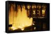 Night View of Metropolitan Opera House-null-Framed Stretched Canvas