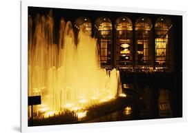 Night View of Metropolitan Opera House-null-Framed Photographic Print