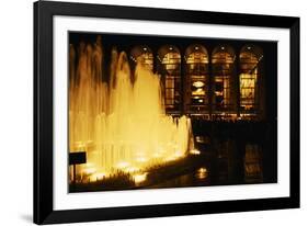 Night View of Metropolitan Opera House-null-Framed Photographic Print