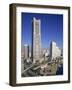 Night View of Minatomirai, Yokohama Pier, Yokohama, Honshu, Japan-Steve Vidler-Framed Photographic Print