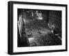 Night View of People Jammed into Times Square Celebrating the End of the War in Europe-Herbert Gehr-Framed Photographic Print