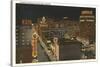 Night View of Portland, Oregon-null-Stretched Canvas