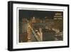 Night View of Portland, Oregon-null-Framed Art Print