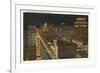 Night View of Portland, Oregon-null-Framed Art Print