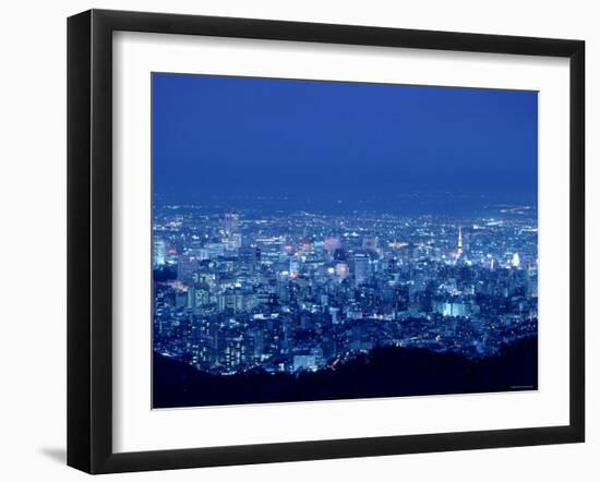 Night View of Sapporo-null-Framed Photographic Print