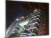 Night View of Shanghai Stock Exchange, China-Keren Su-Mounted Premium Photographic Print