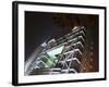 Night View of Shanghai Stock Exchange, China-Keren Su-Framed Photographic Print