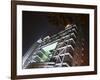 Night View of Shanghai Stock Exchange, China-Keren Su-Framed Photographic Print