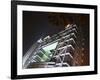 Night View of Shanghai Stock Exchange, China-Keren Su-Framed Photographic Print