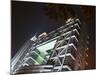 Night View of Shanghai Stock Exchange, China-Keren Su-Mounted Photographic Print