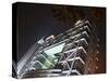 Night View of Shanghai Stock Exchange, China-Keren Su-Stretched Canvas