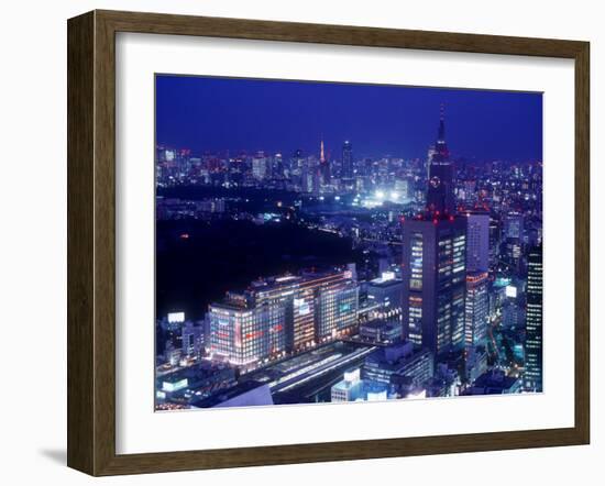 Night View of Shinjuku-null-Framed Photographic Print