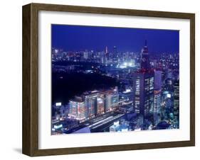 Night View of Shinjuku-null-Framed Photographic Print