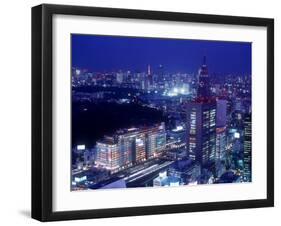 Night View of Shinjuku-null-Framed Photographic Print