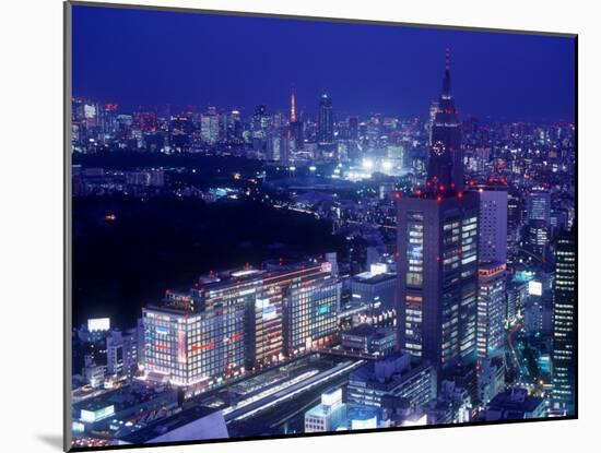 Night View of Shinjuku-null-Mounted Photographic Print