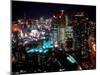 Night View of Shiodome-null-Mounted Photographic Print