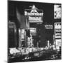 Night View of Taxi and Traffic Congestion Looking North on 45th Street-Andreas Feininger-Mounted Photographic Print