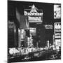 Night View of Taxi and Traffic Congestion Looking North on 45th Street-Andreas Feininger-Mounted Photographic Print