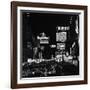 Night View of Taxi and Traffic Congestion Looking North on 45th Street-Andreas Feininger-Framed Photographic Print